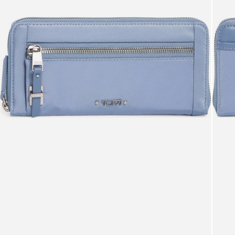 New TUMI Zip Around Continental Wallet